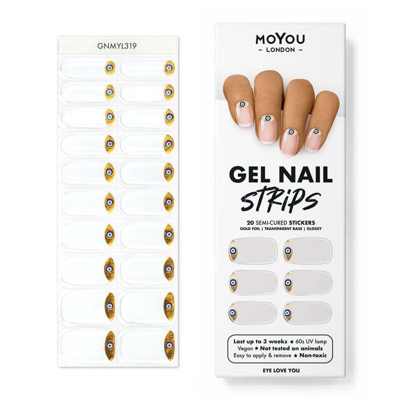 Gel Nail Strip ★ Eye Love You - MoYou London