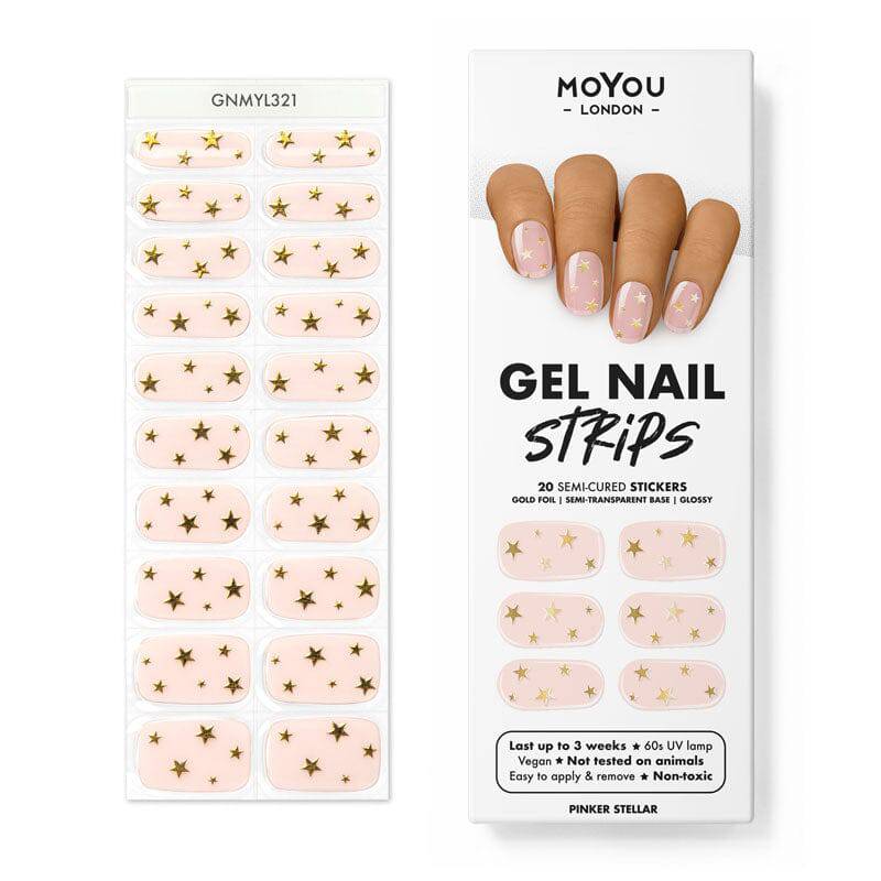 Gel Nail Strip ★ Pinker Stellar - MoYou London