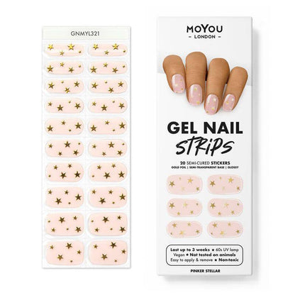 Gel Nail Strip ★ Pinker Stellar - MoYou London