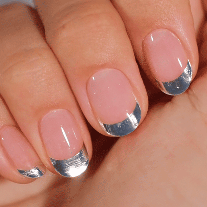 Gel Nail Strip ⭐️ ⭐️ ⭐️ Chrome Tips - MoYou London