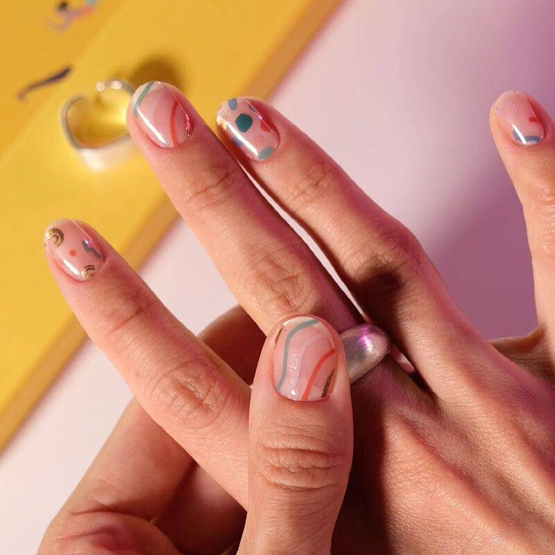 Gel Nail Strip ★ Confetti Dip - MoYou London