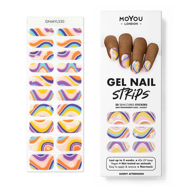 Gel Nail Strip ★ Sunny Afternoon - MoYou London