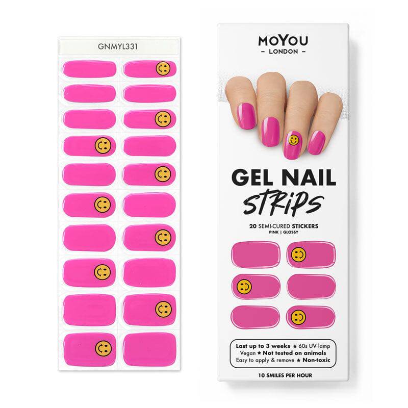full package of moyou London gel strip with 20 stickers 