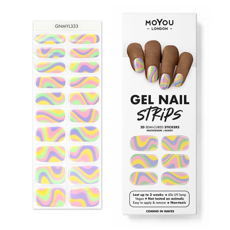 Gel Nail Strip ★ Coming in Waves - MoYou London
