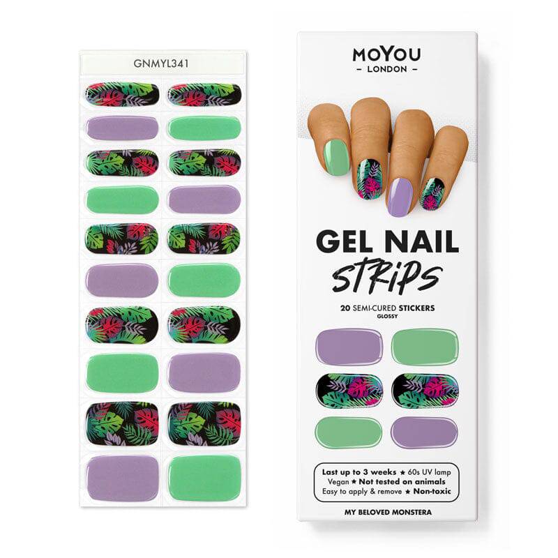 Gel Nail Strip ★ My Beloved Monstera - MoYou London