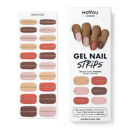 Gel Nail Strip ★ Autumn in New York - MoYou London