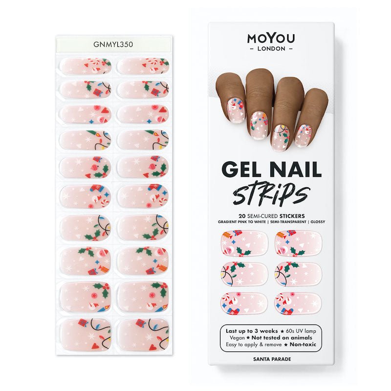 Gel Nail Strip ★ Santa Parade - MoYou London