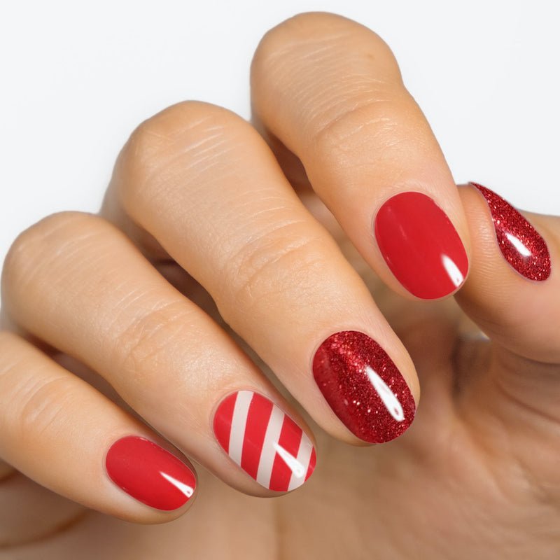 Gel Nail Strip ★ Peppermint Glam - MoYou London