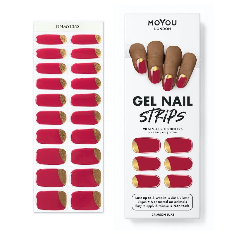 Gel Nail Strip ★ Crimson Luxe - MoYou London