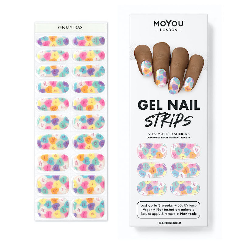 Gel Nail Strip ★ Heartbreaker - MoYou London