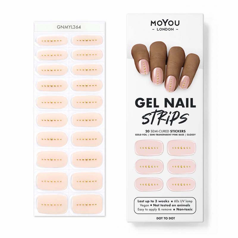 Gel Nail Strip ⭐️ ⭐️ ⭐️ Dot to Dot - MoYou London