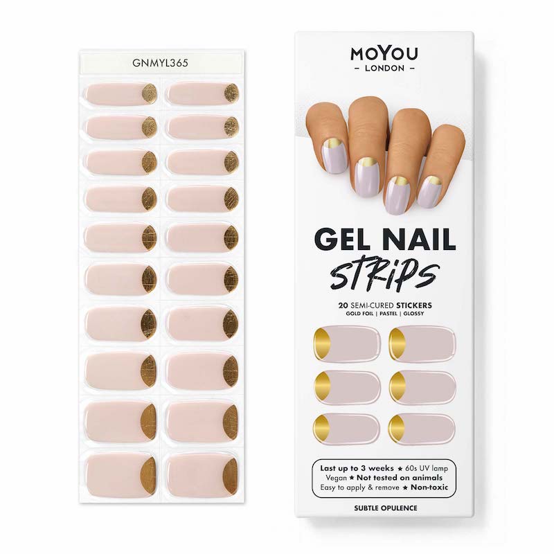 Gel Nail Strip ⭐️ ⭐️ ⭐️ Subtle Opulence - MoYou London