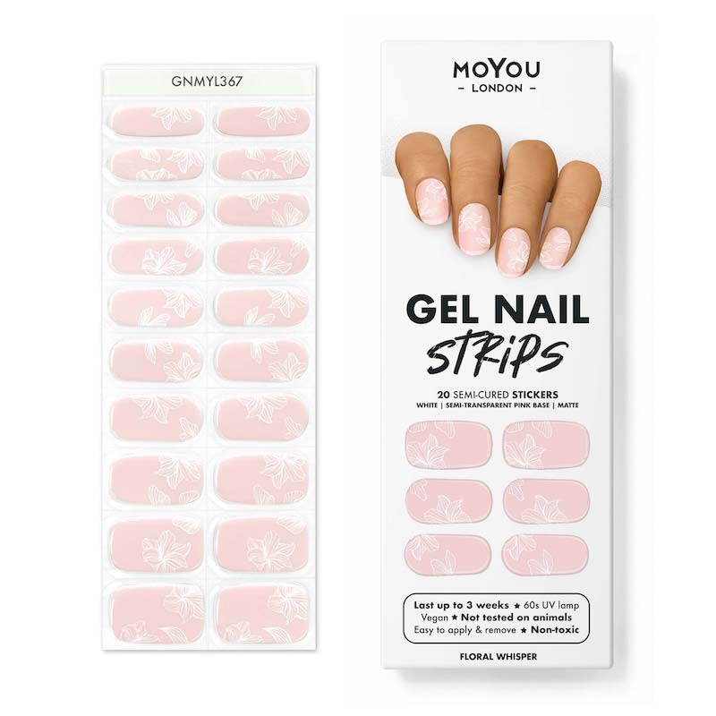 Gel Nail Strip ★ Floral Whisper - MoYou London