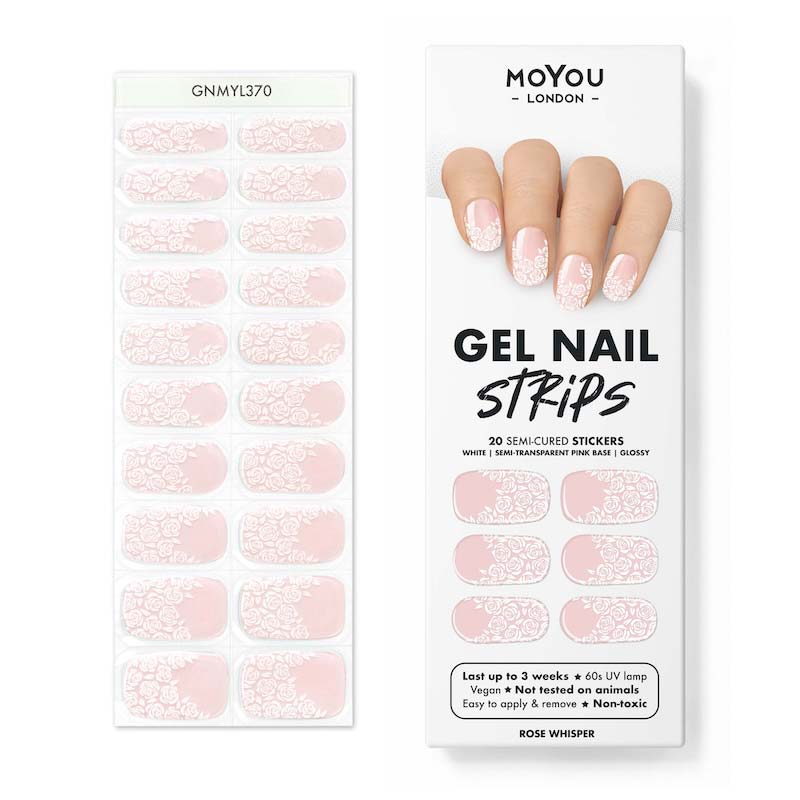 Gel Nail Strip ★ Rose Whisper - MoYou London