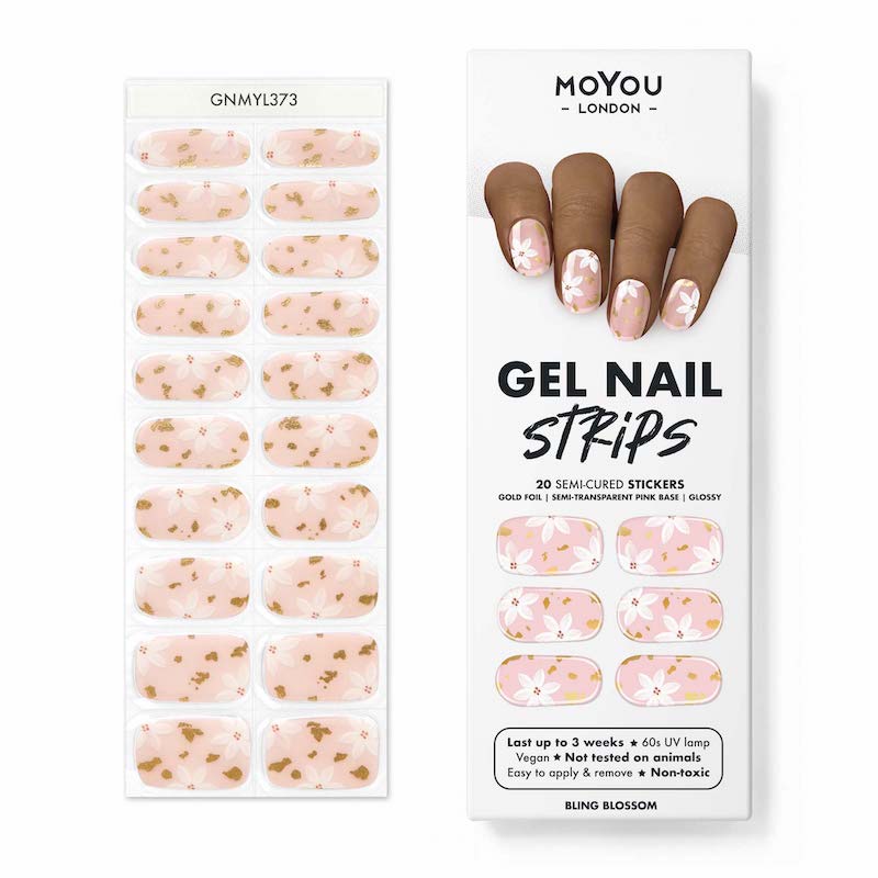 Gel Nail Strip ⭐️ ⭐️ ⭐️ Bling Blossom - MoYou London