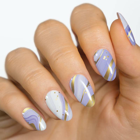 Gel Nail Strip ⭐️ ⭐️ ⭐️ Amethyst Allure - MoYou London