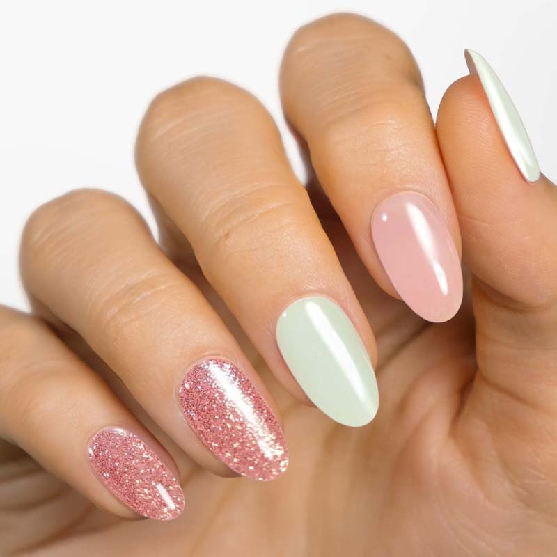 Gel Nail Strip ⭐️ ⭐️ ⭐️ Mint to Sparkle - MoYou London