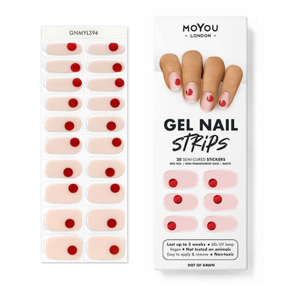 Gel Nail Strip ⭐️ ⭐️ ⭐️ Dot of Dawn - MoYou London