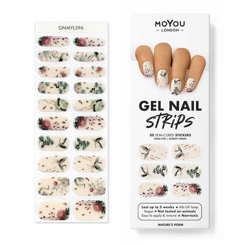 Gel Nail Strip ⭐️ ⭐️ ⭐️ Nature’s Poem - MoYou London