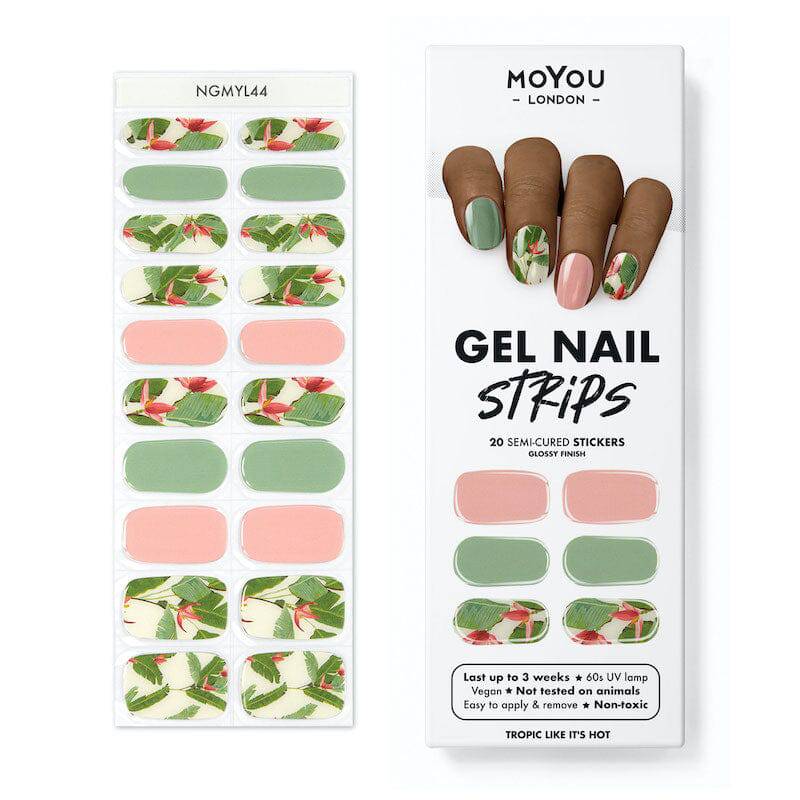 Gel Nail Strip ★ Tropic Like It's Hot - MoYou London
