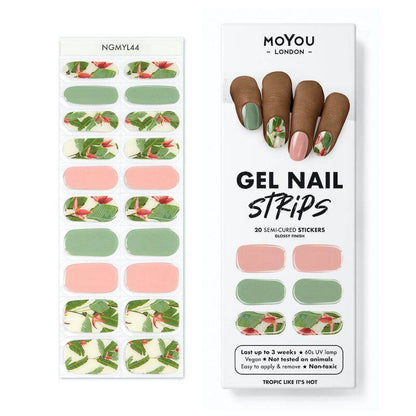 Gel Nail Strip ★ Tropic Like It's Hot - MoYou London