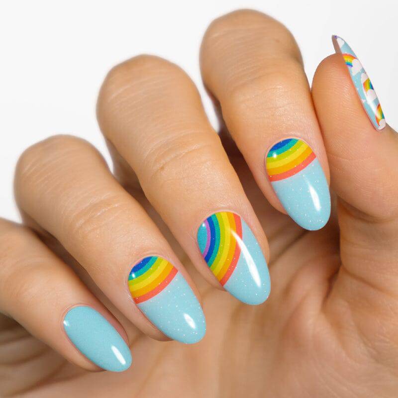 Gel Nail Strip ★ Chasing Rainbows - MoYou London