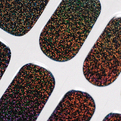 holographic glitter gel nail sticker by moyou London 