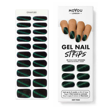 Gel Nail Strip ★ Deep Pond - MoYou London