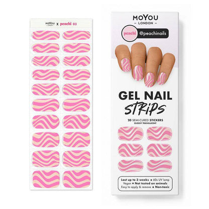Gel Nail Strip ★ @peachinails 01 - MoYou London