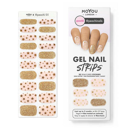 Gel Nail Strip ★ @peachinails 05 - MoYou London