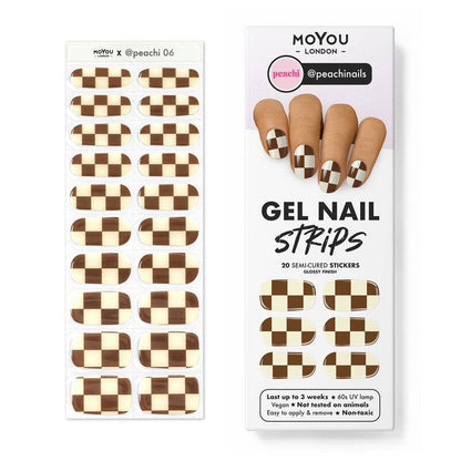 Gel Nail Strip ★ @peachinails 06 - MoYou London