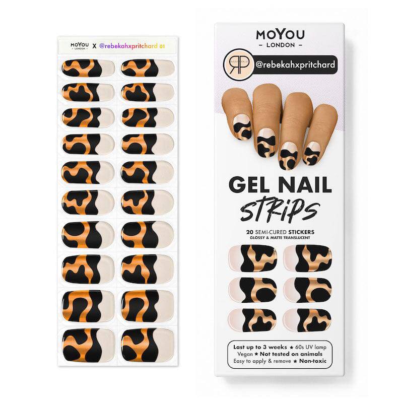 Gel Nail Strip ★ @rebekahxpritchard 01 - MoYou London