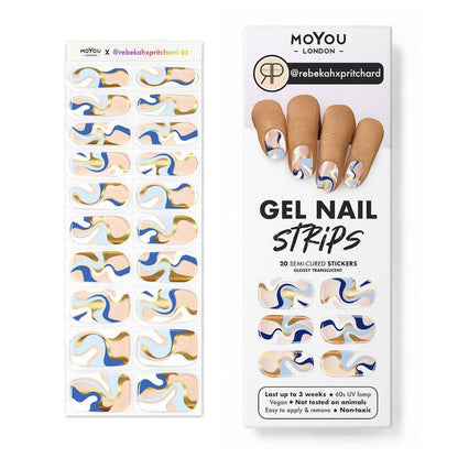 Gel Nail Strip ★ @rebekahxpritchard 02 - MoYou London