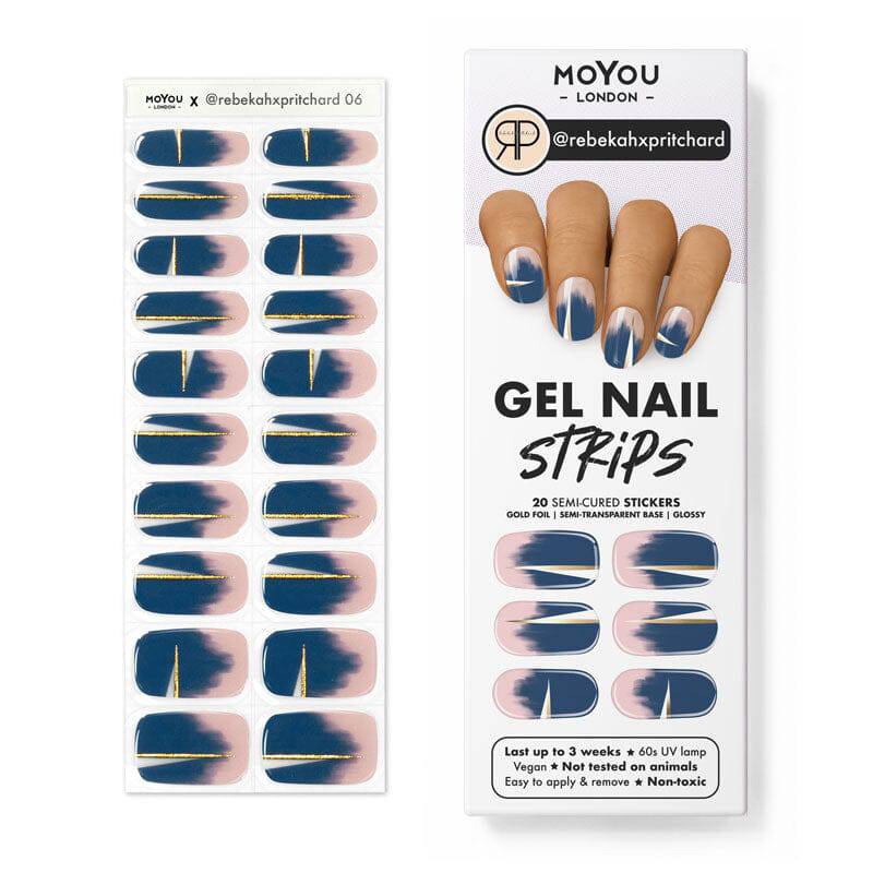 Gel Nail Strip ★ @rebekahxpritchard 06 - MoYou London