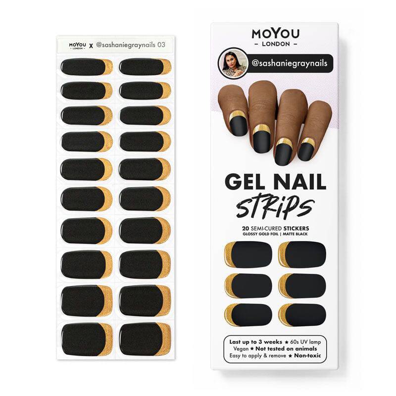 Gel Nail Strip ★ @sashaniegraynails 03 - MoYou London