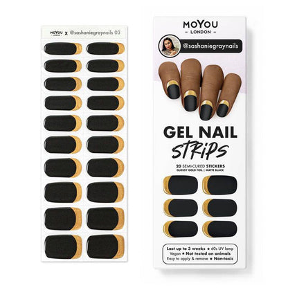 Gel Nail Strip ★ @sashaniegraynails 03 - MoYou London