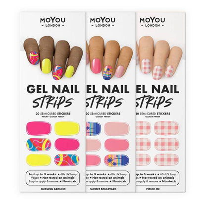 Gel Nail Strip Bundle ★ Life in Plastic Plate Bundles MoYou London 