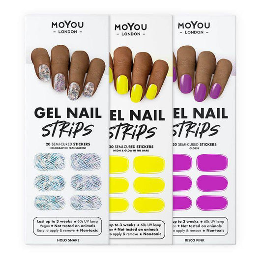 Gel Nail Strip Bundle ★ Festival 5 Plate Bundles MoYou London 