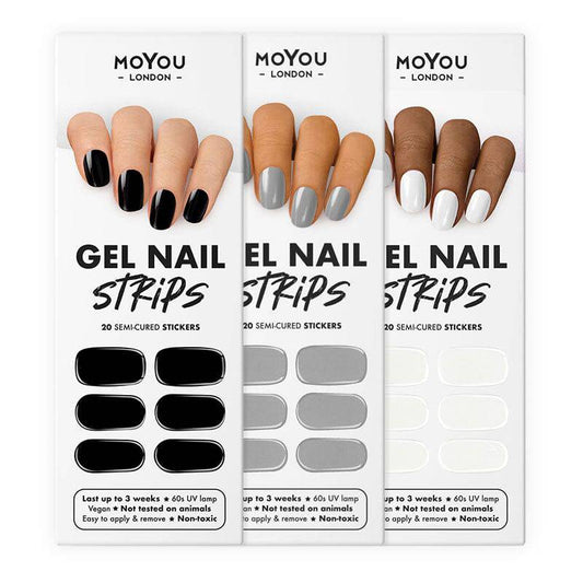 Gel Nail Strip Starter Kit ★ Monochrome - MoYou London