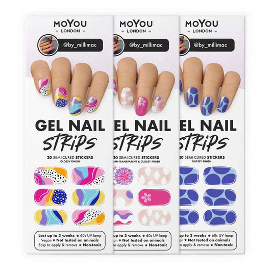 Gel Nail Strip Bundle ★ @by_millimac BUNDLE Bundles MoYou London 