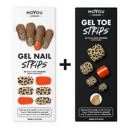 Gel Strip Bundle ★ Roar in Style Gel Nail Wraps MoYou London 