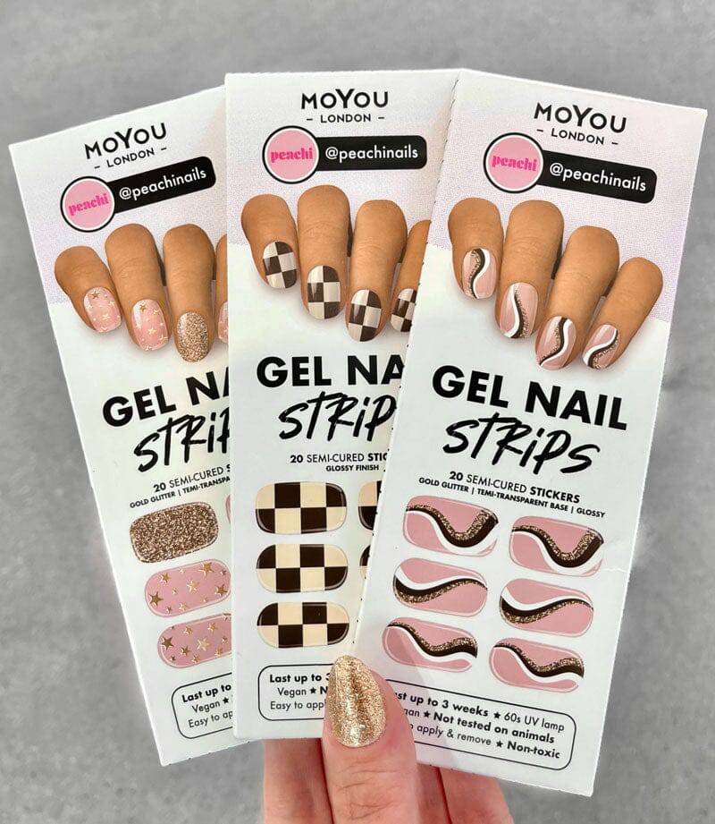 Gel Nail Strip ★ @peachinails 05 - MoYou London