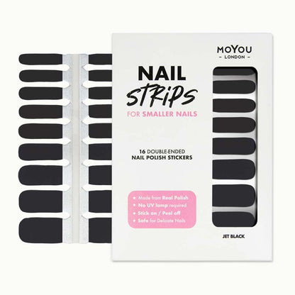 XS Nail Stickers  ★ Jet Black - MoYou London
