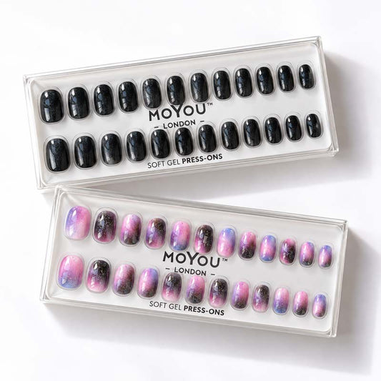 Halloween Press-On Duo ✦ Cosmic Dark