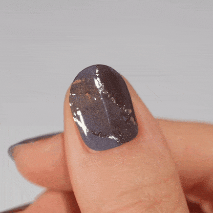 Gel Nail Strip ★ Midnight Marble - MoYou London