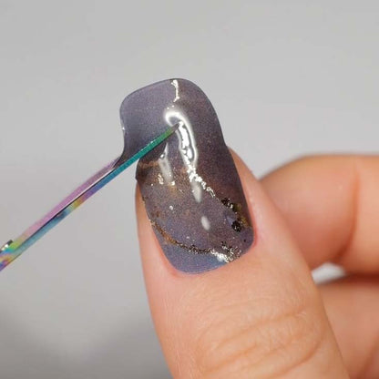 Gel Nail Strip ★ Midnight Marble - MoYou London