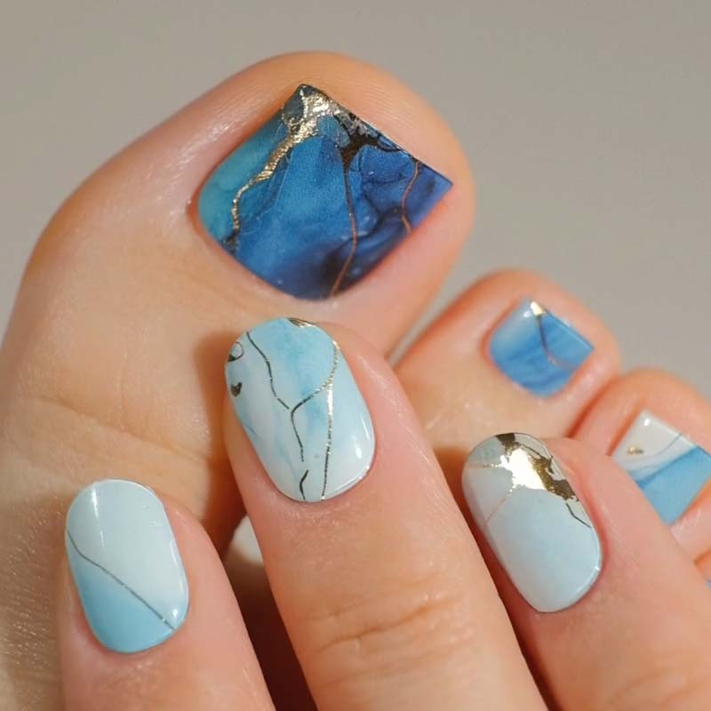 Gel Toe Strip ⭐️ ⭐️ ⭐️ Aqua Aura - MoYou London