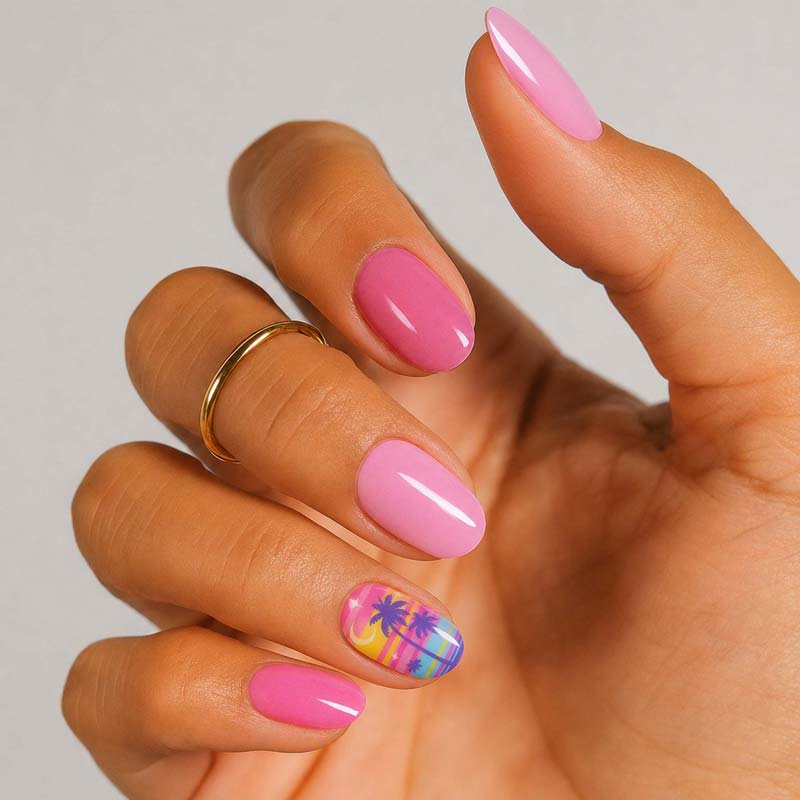 NON UV ★ Sunset Palm