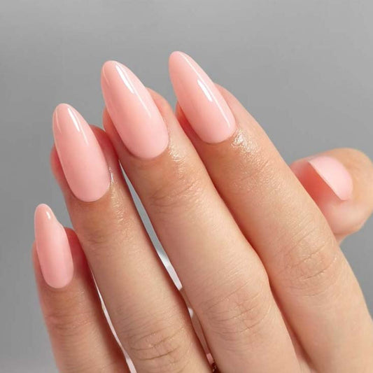Cotton Candy Medium Almond • Soft Gel Press Ons - MoYou London