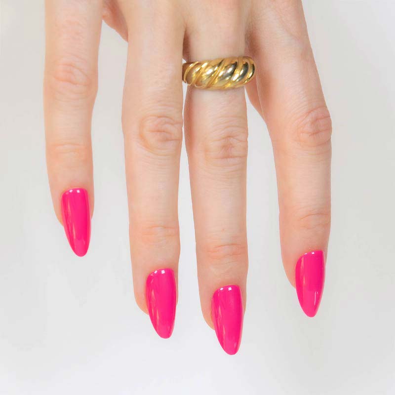 Blush the System Medium Almond • Soft Gel Press Ons - MoYou London